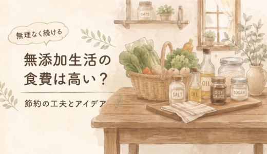 無添加生活の食費は高い？　無理なく続ける節約術を紹介
